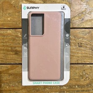 Surphy smart phone case. S21 ultra 6.8  pink
